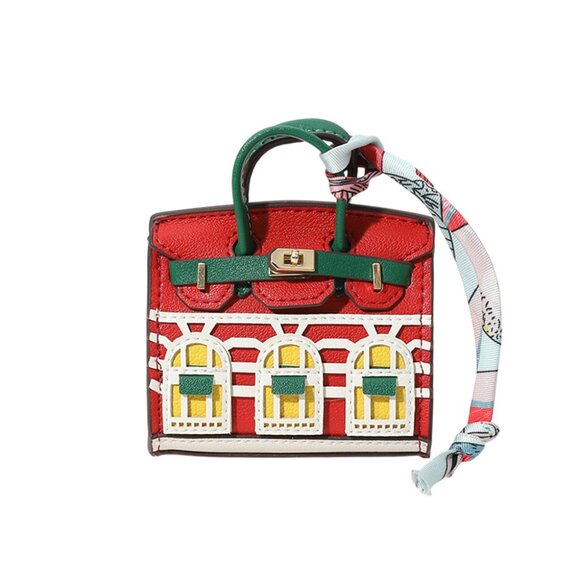 NEW Boutique Mini Handbag Inspo Baby Birkie Purse Charm to Store Ipods Ear Pods - Picture 6 of 10